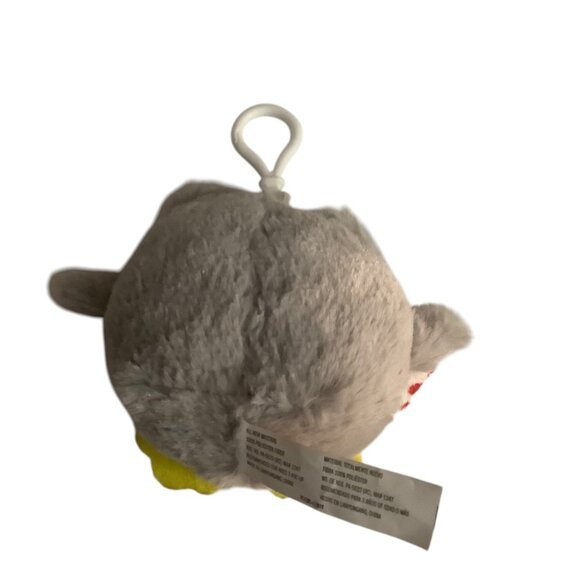 Valentine’s Day Bee Happy Plush Owl Keychain With Heart & Clip For Ages 3+ 4.5" - Picture 2 of 6